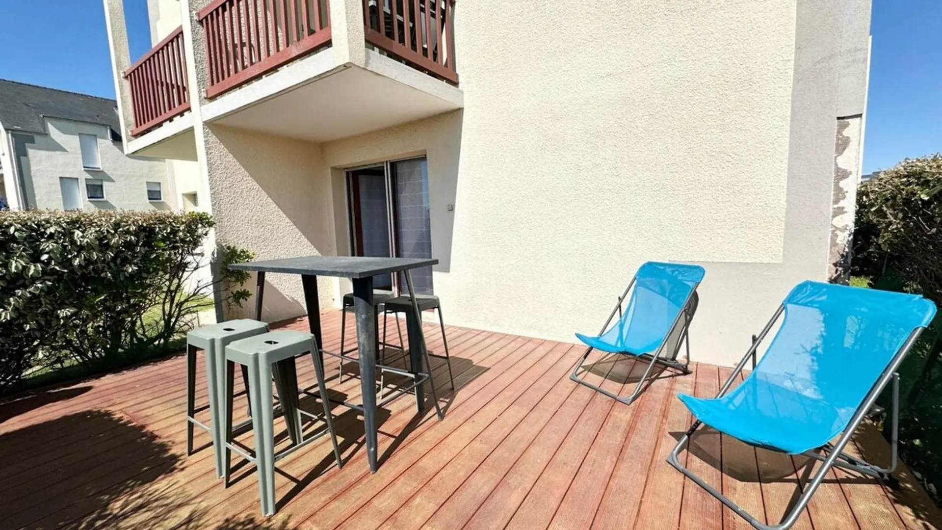 アパート Joli Appartement Cosy Terrasse Face A La Mer プロムール フランス